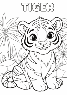 45Kids Coloring pages . Animals Coloring Book.
