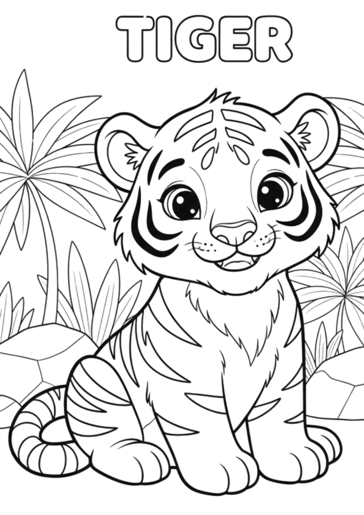 45Kids Coloring pages . Animals Coloring Book.