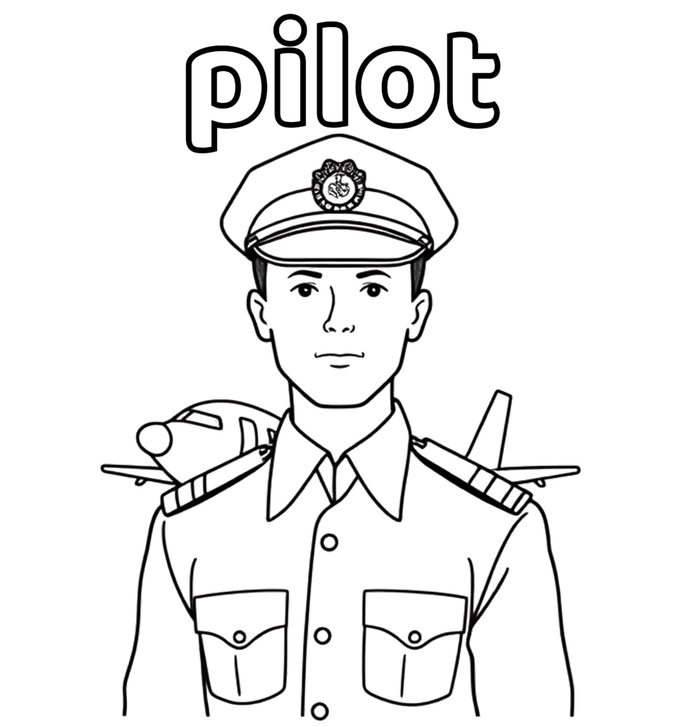 Jobs Coloring Book for Kids: 45 Pages, Fun & Educational